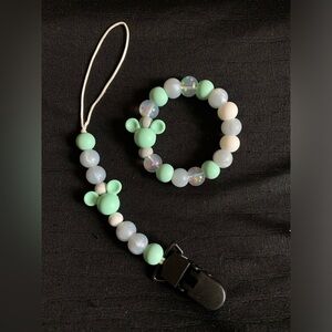 Mickey inspired teething set